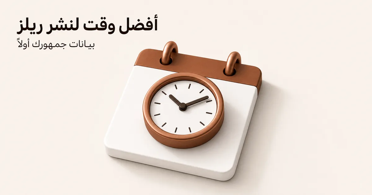 ساعة نحاسية فوق ورقة تقويم بيضاء ترمز إلى اختيار نافذة النشر المناسبة